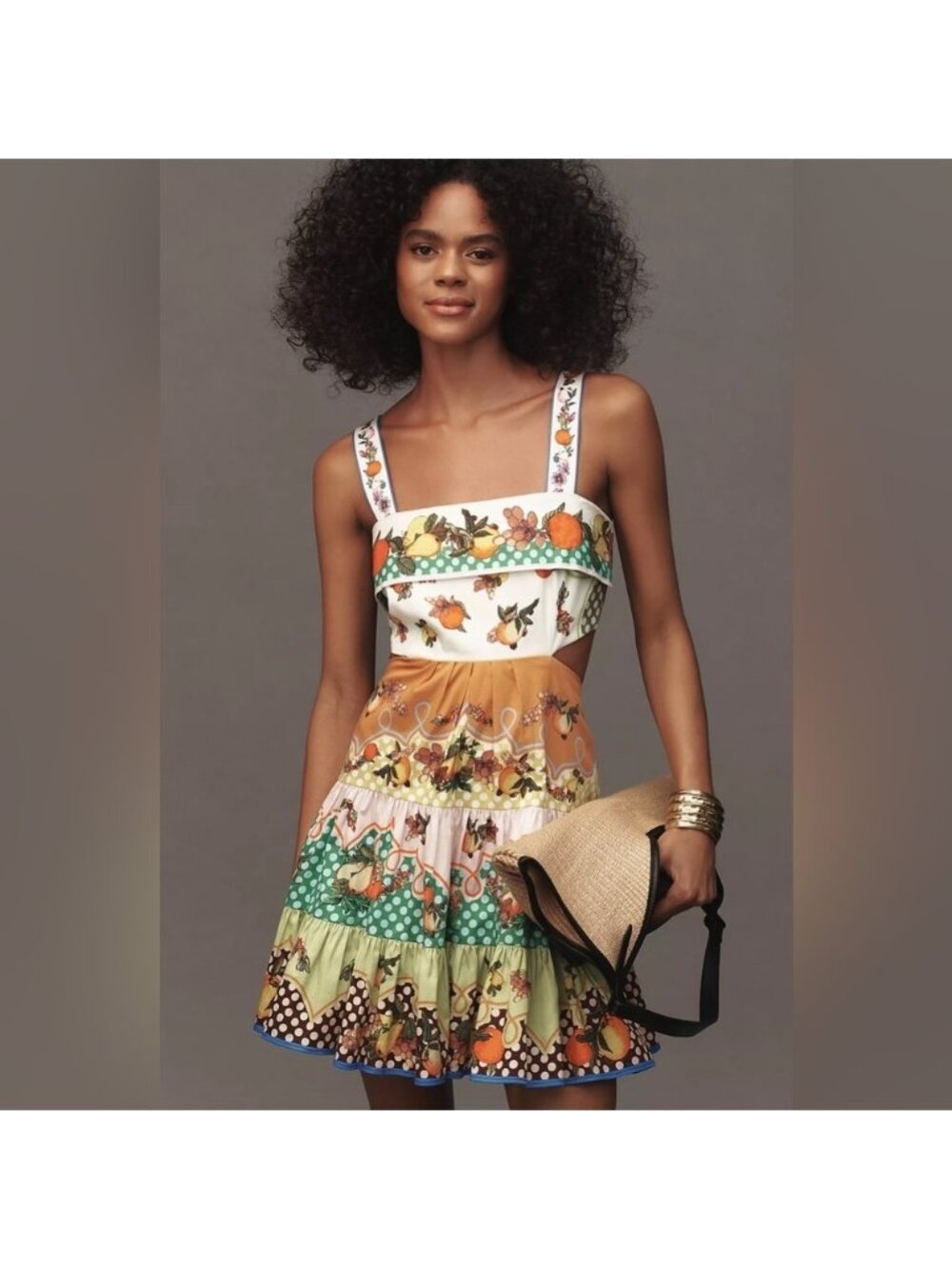 NWT ALÉMAIS Lemonis Sleeveless Cutout Mini Dress